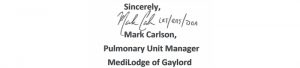 Pulmonary Unit Manager Gaylord, MI